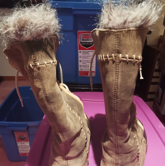 Sorel Waterproof Boots Size 7 Tan - Picture 6 of 6